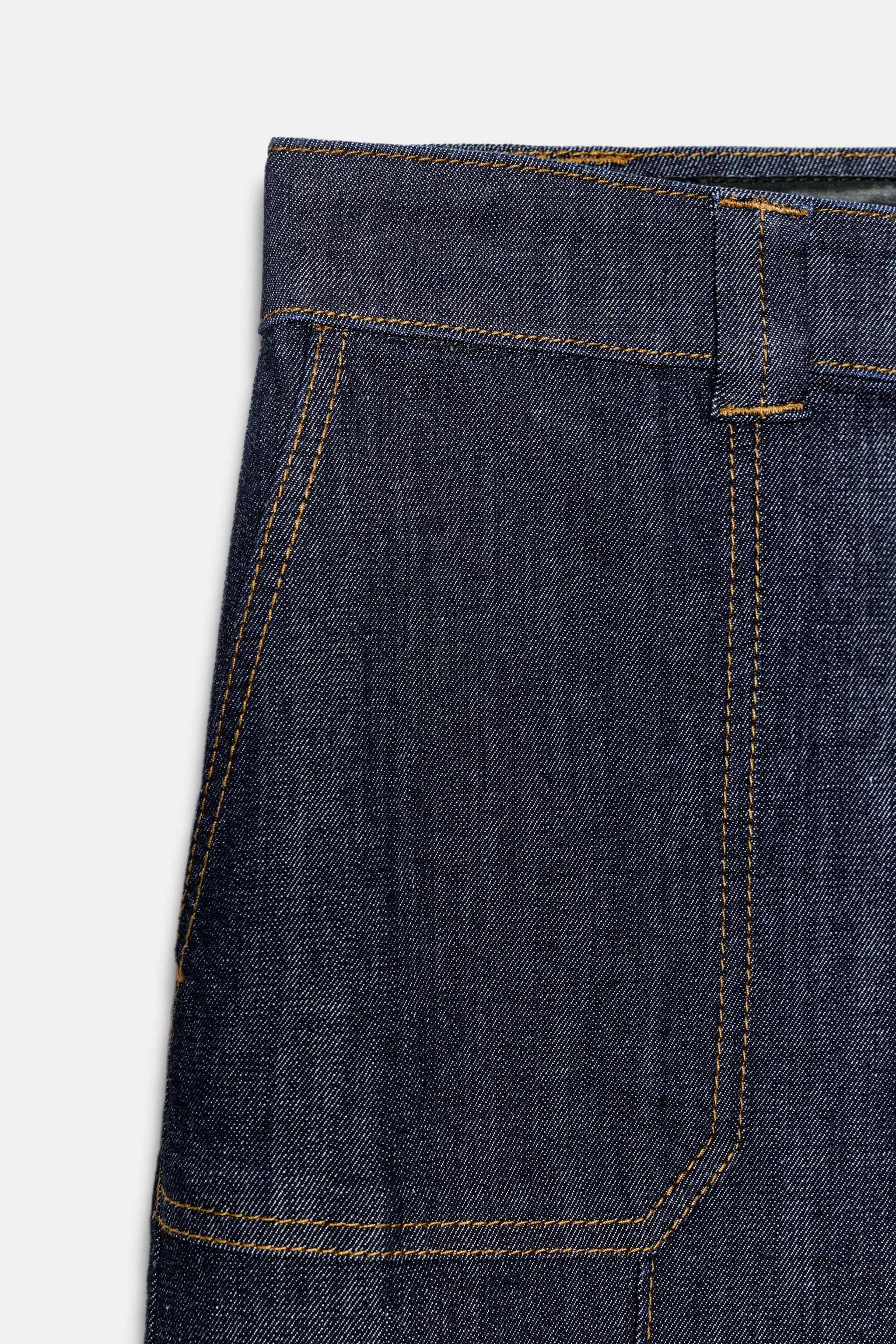Z1975 ORTA BEL CULOTTE JEAN - Görsel 3