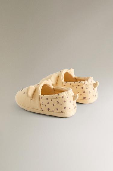 CHILDREN'S CHEETAH SLIPPERS - Yellow by Zara - Image 3