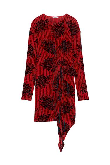 VESTIDO DEVORE FRUNCE
