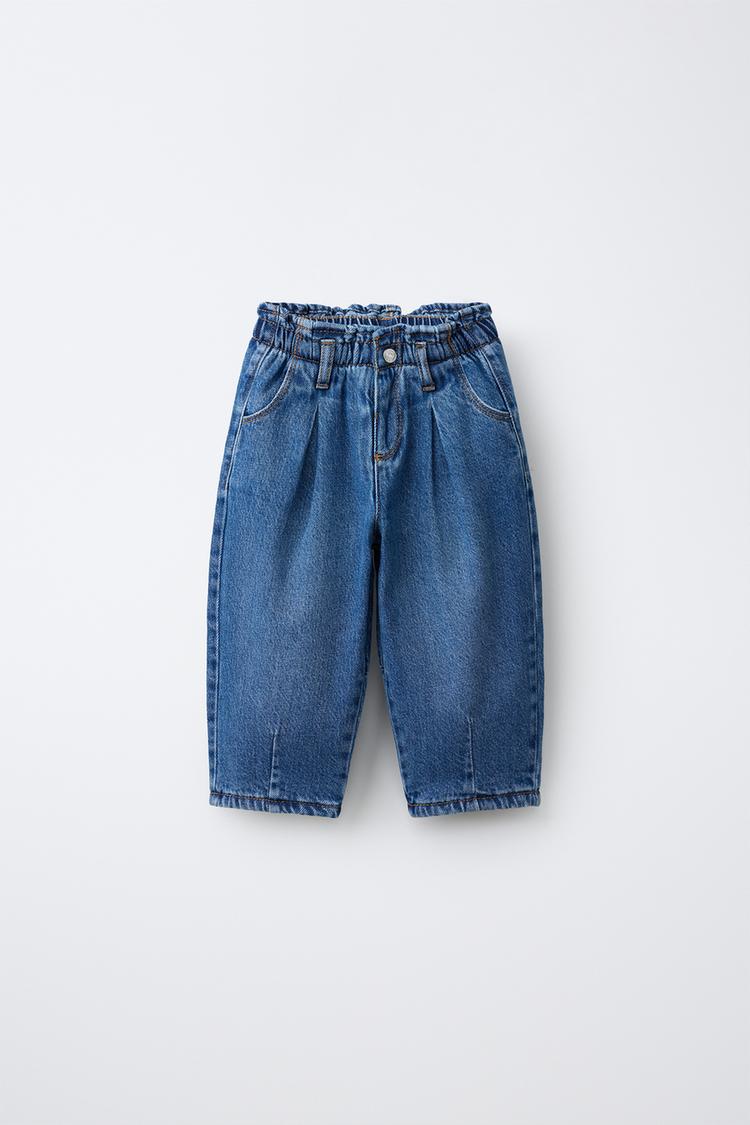 Jeans baggy forro polar