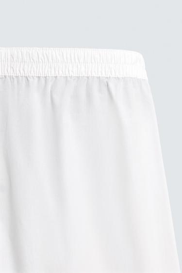 PYJAMA SET WITH CONTRAST PIPING - White by Zara - Image 16