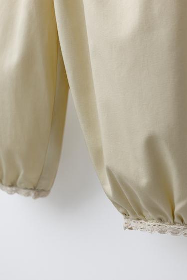 PANTALON DE JOGGING DENTELLE - Bis de Zara - Image 3