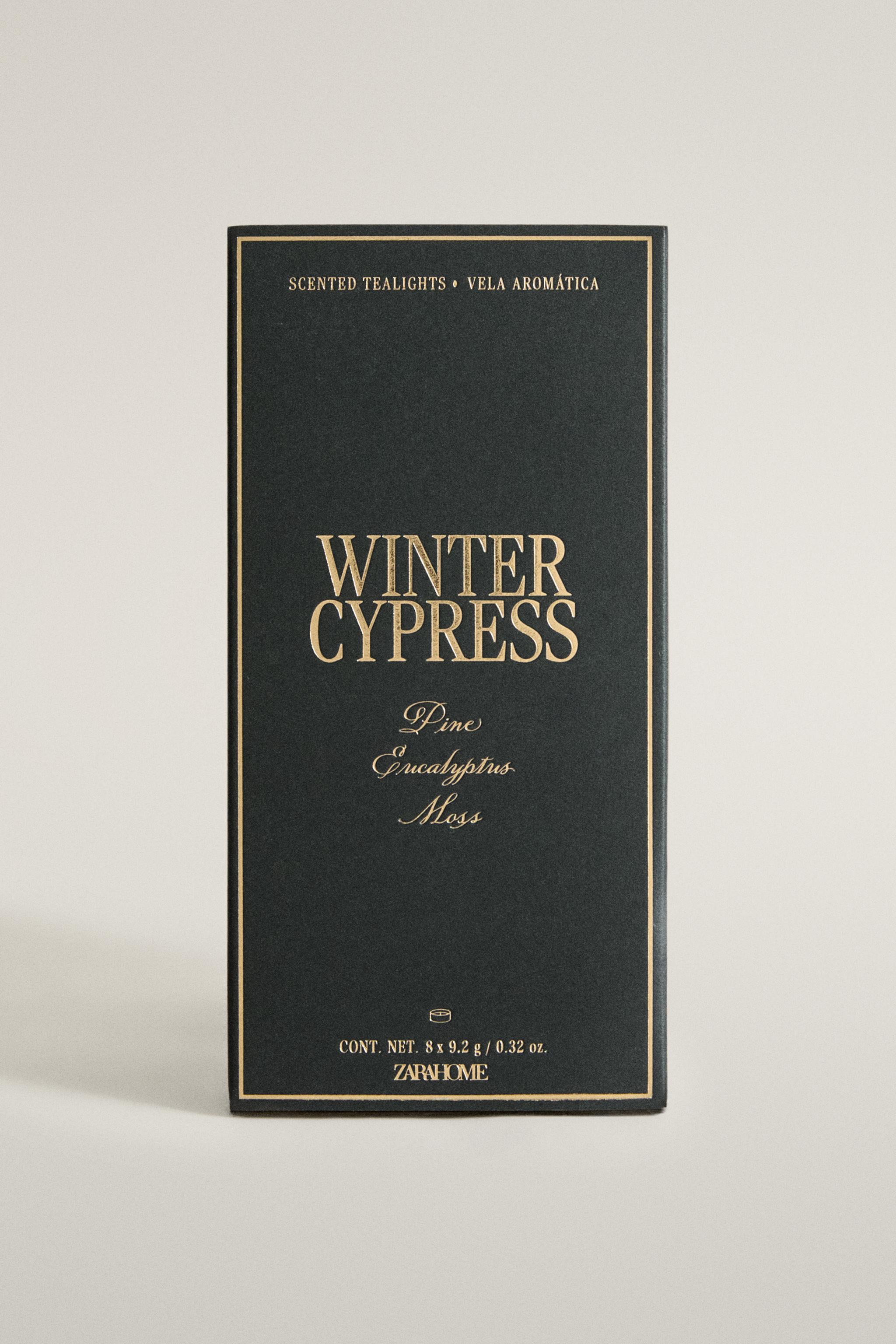 LOT DE 8 BOUGIES CHAUFFE-PLAT AROMATIQUES WINTER CYPRESS