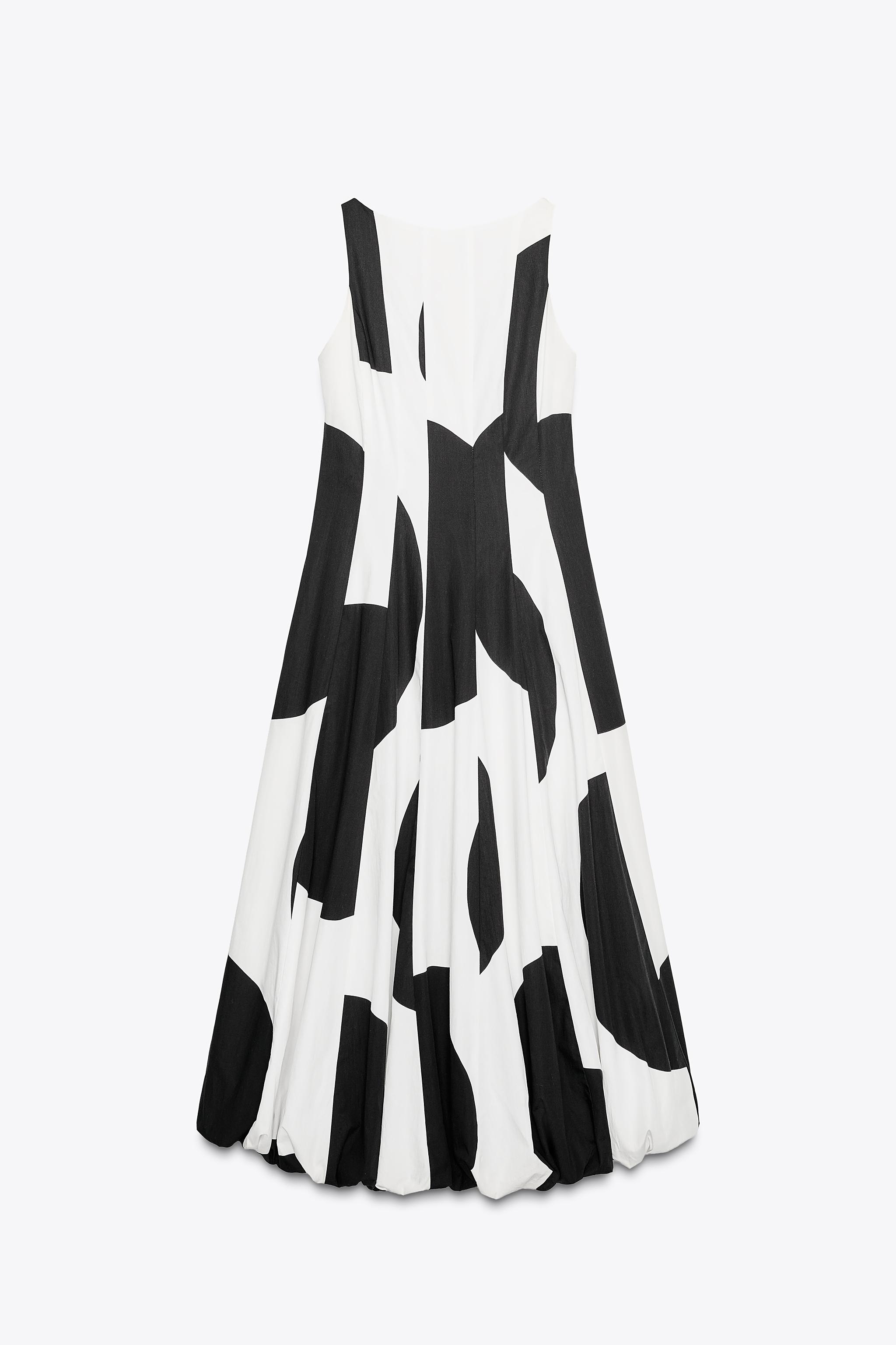 【ZARA】バルーン ドット柄ワンピース ZW COLLECTION 3313/014 バルーン ドット柄ワンピース ZW COLLECTION - ホワイト