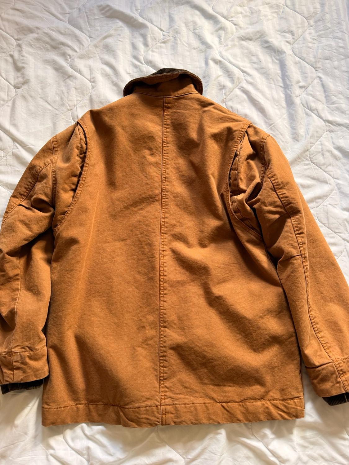 PADDED JACKET WITH CONTRAST COLLAR ZW COLLECTION - Image 2