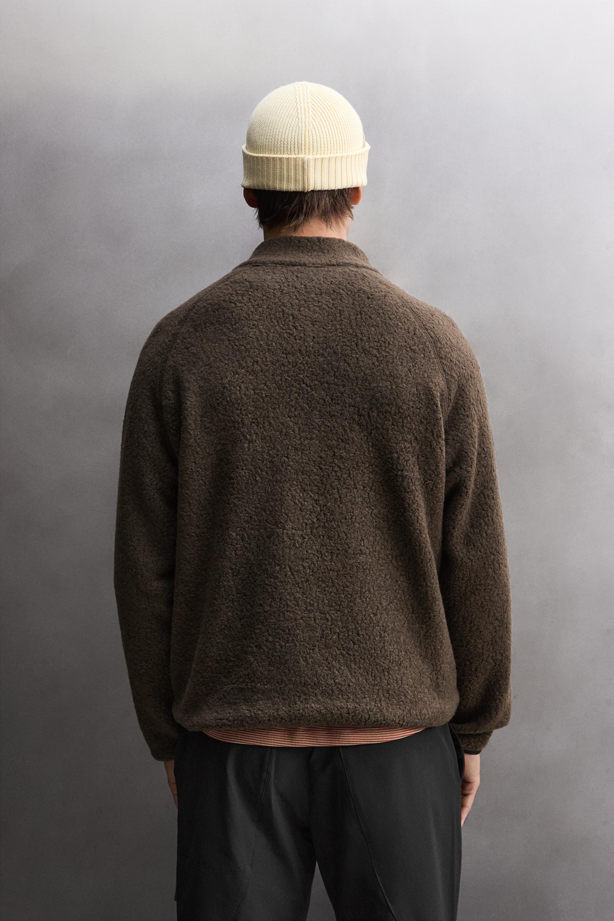 MANTECO® WOOL-BLEND FLEECE SWEATSHIRT