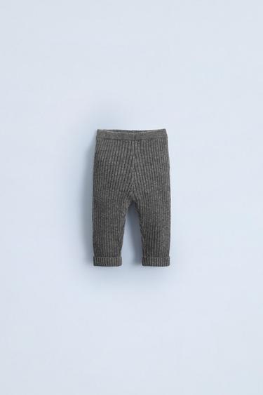 CASHMERE LEGGINGS - Dark grey by Zara