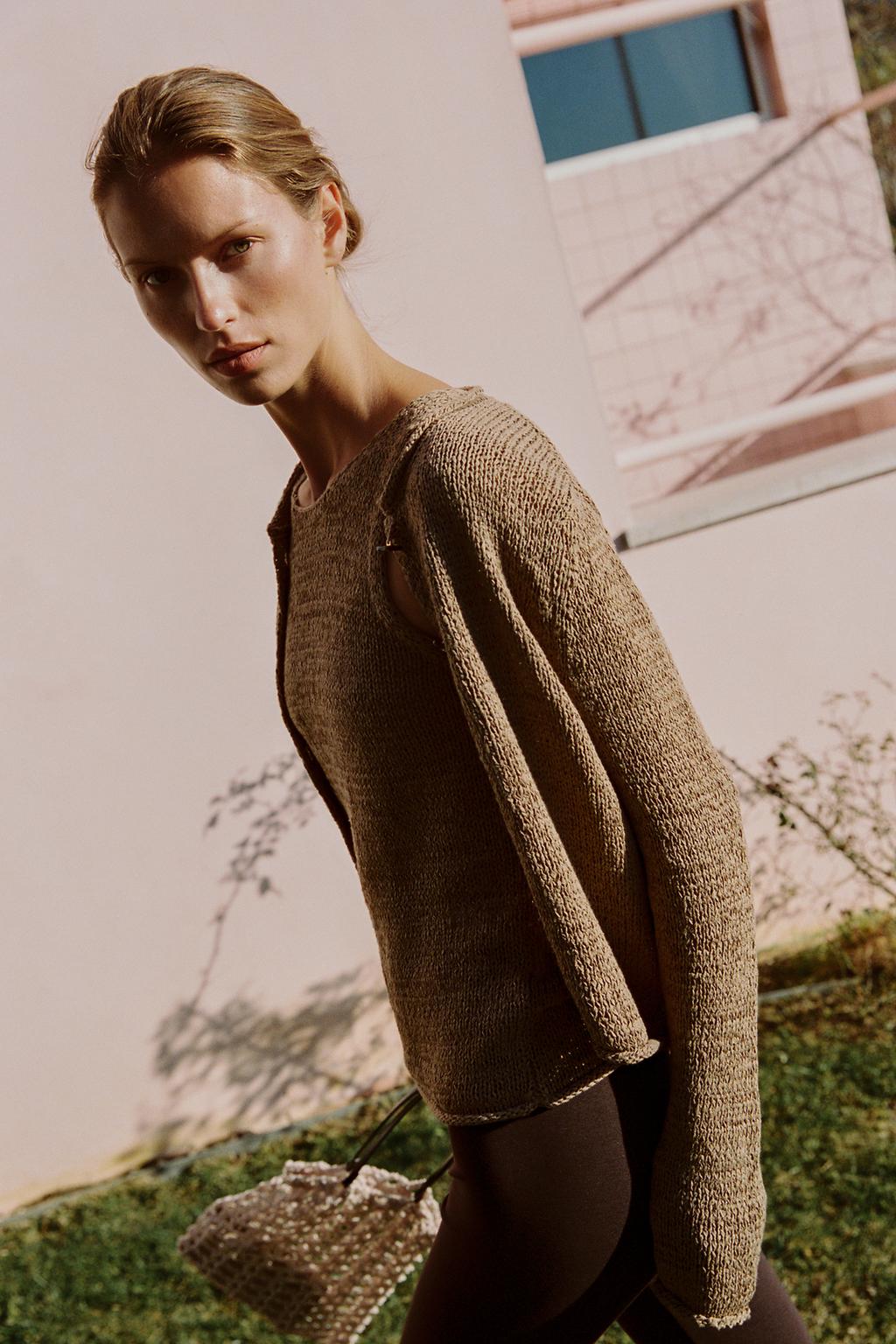 CHUNKY KNIT CARDIGAN - image 2