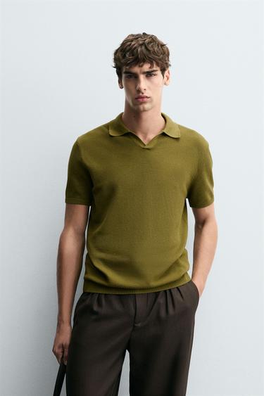 JERSEY PUNTO ESTRUCTURA - Pistacho de Zara