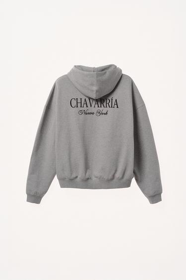 HOODIE RELAXED FIT WILLY CHAVARRIA X ZARA - Gris vigoré de Zara