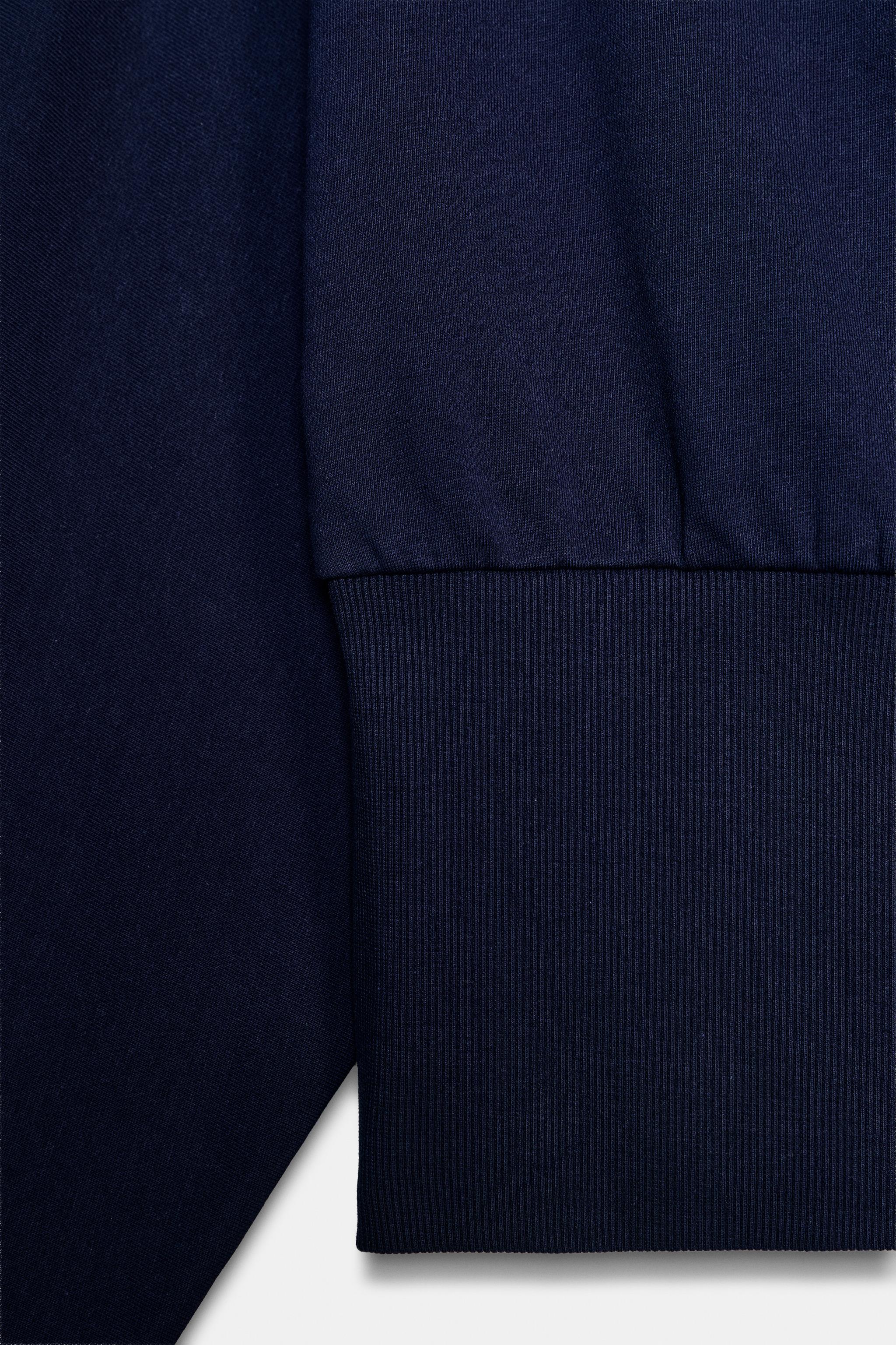 SWEAT ASYMÉTRIQUE COTON