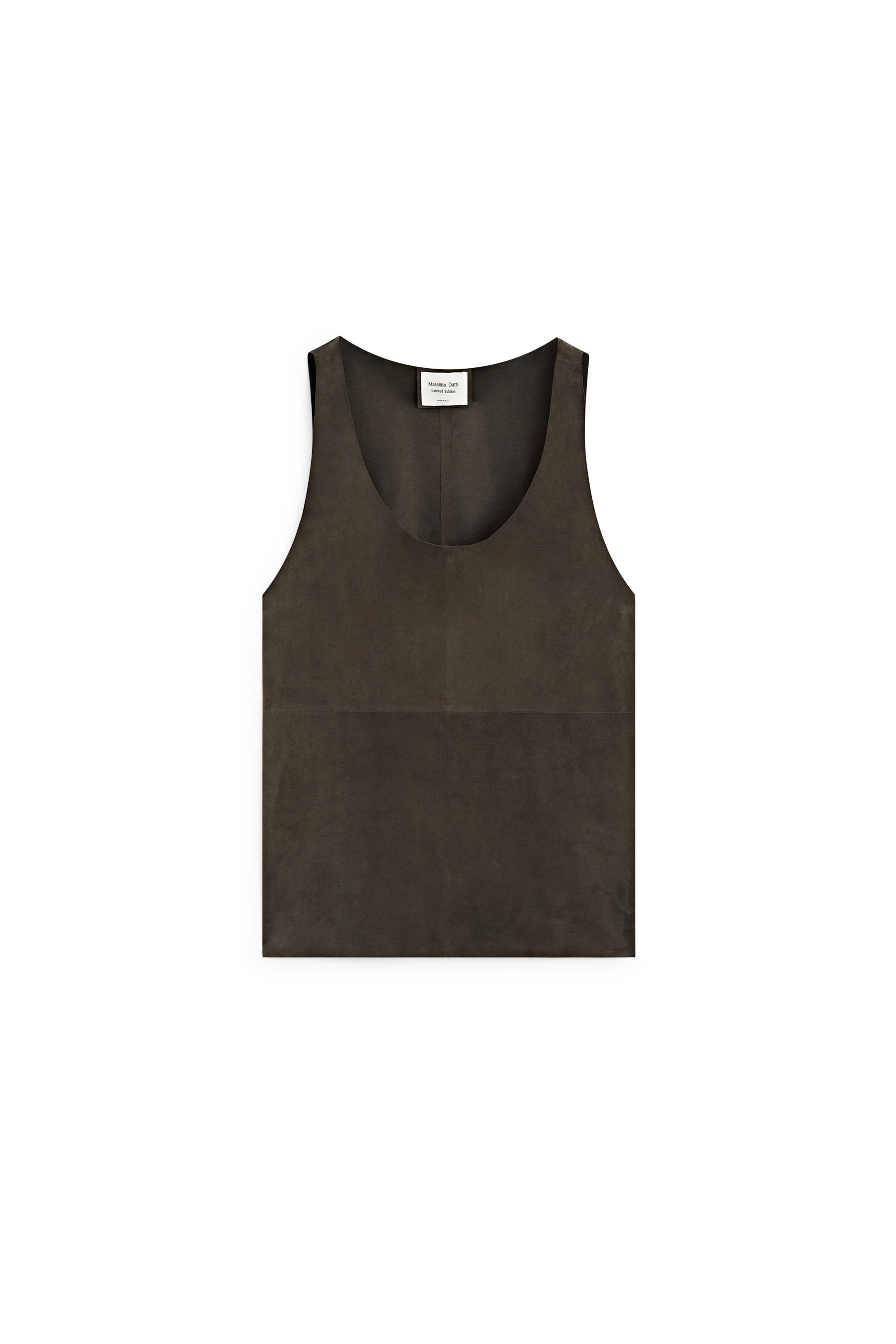 Suede leather strappy top - LIMITED EDITION