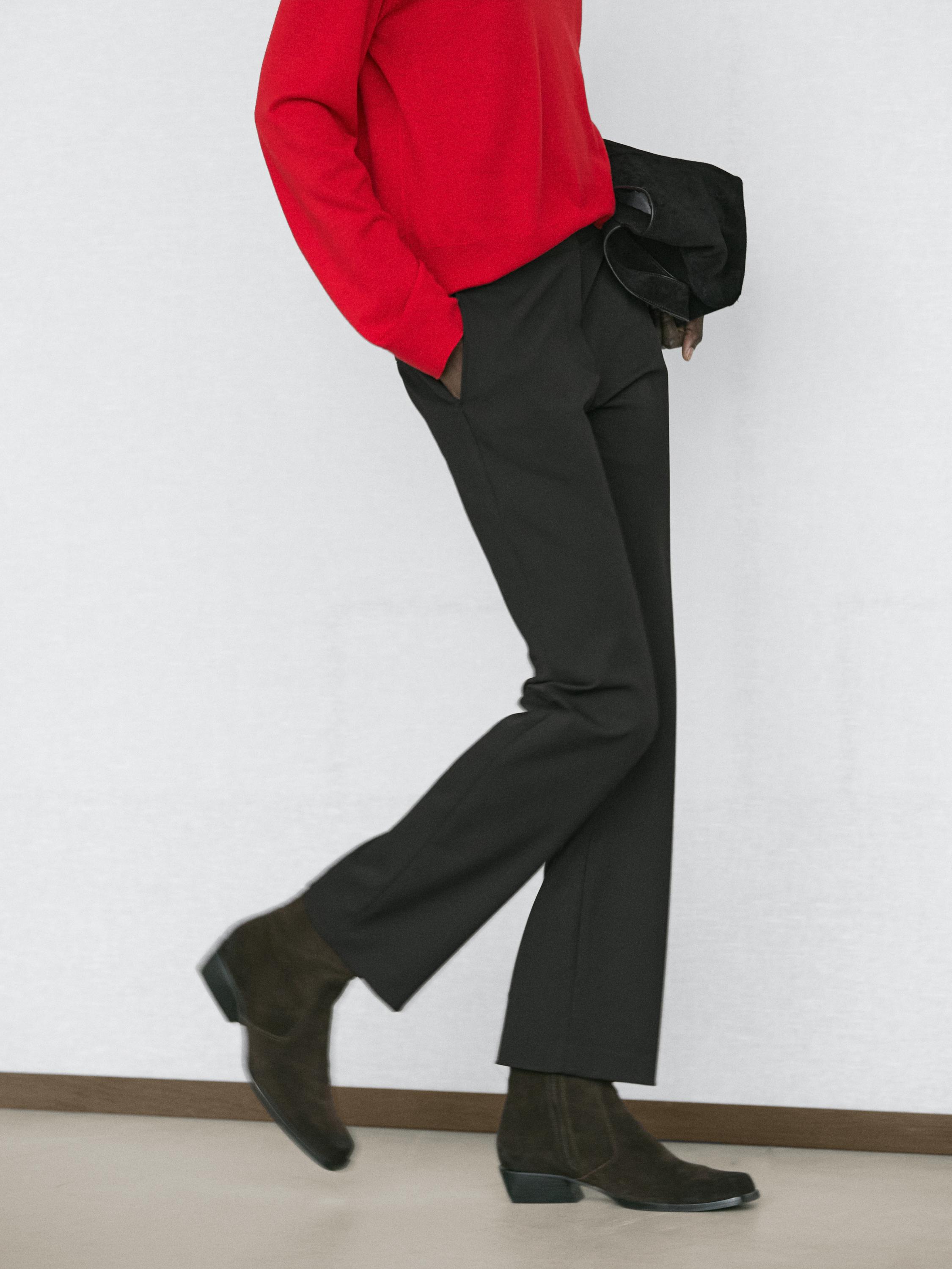 Straight-leg technical trousers