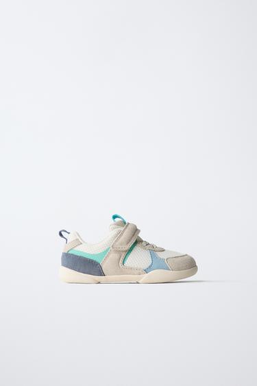 BAREFOOT COLOURED TRAINERS - Sky Blue by Zara