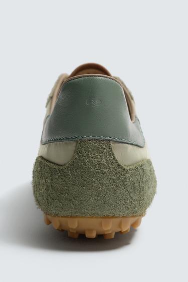 BASKET STYLE RÉTRO - Vert d'eau de Zara - Image 2