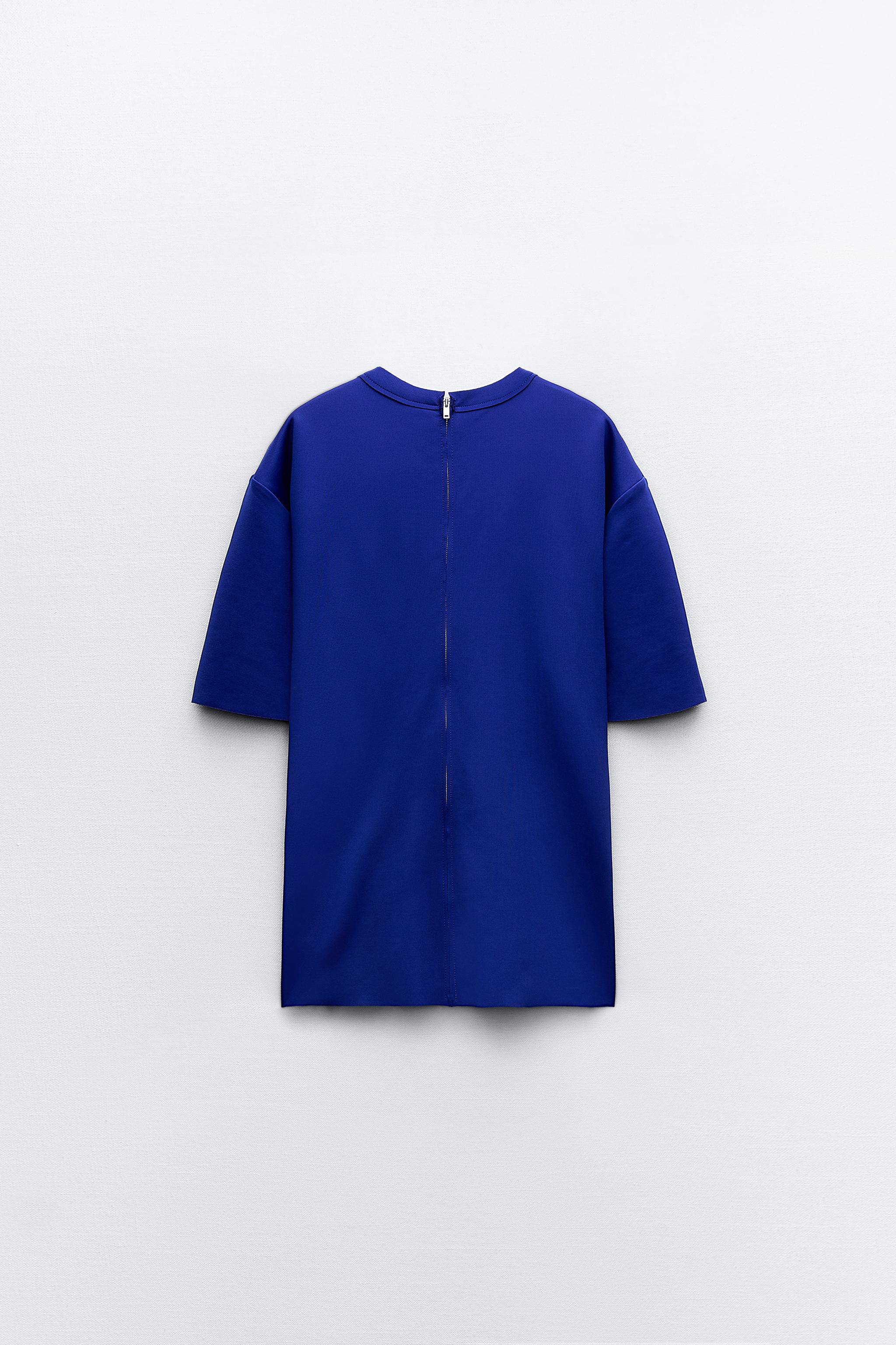 Zara oversized t shirt hot sale