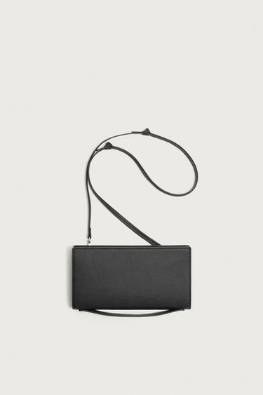 PORTEFEUILLE OVERSIZE TEXTURÉ - Noir de Zara