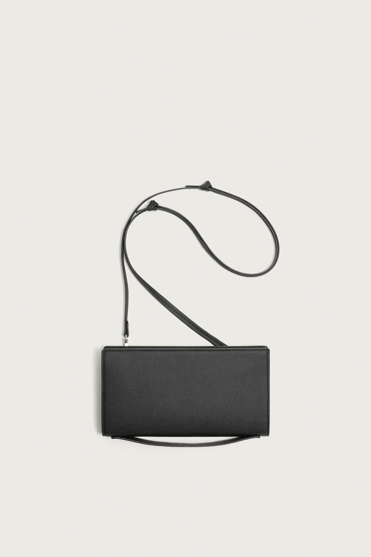 TEXTURED XL WALLET — Black