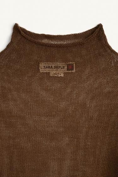 FN KNT TRTL NCK - Dunkles Khaki von Zara