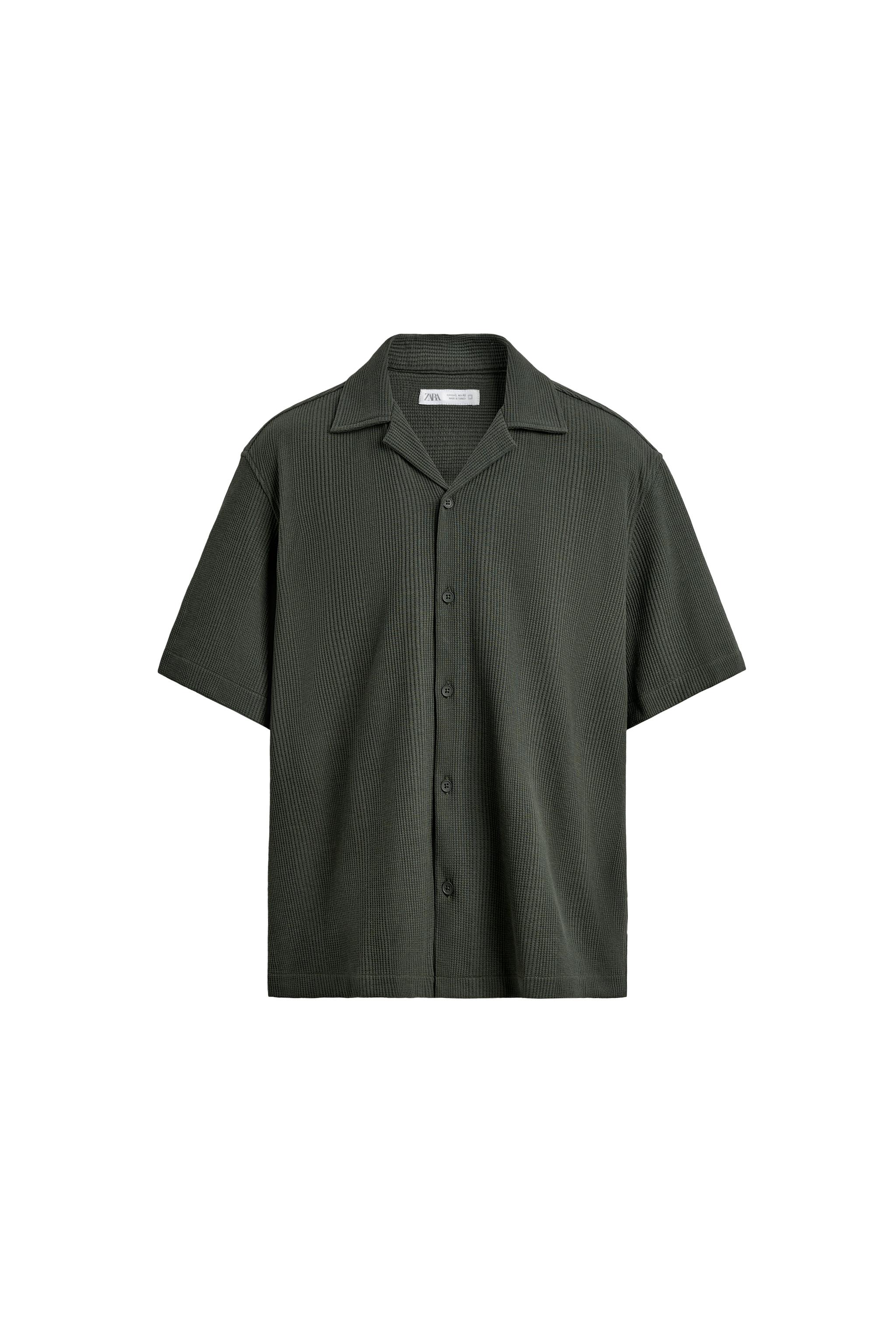 REGULAR FIT DOKULU GÖMLEK