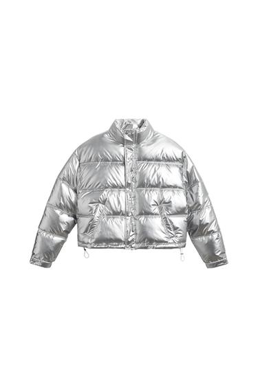 METALLIC PUFFER JACKET