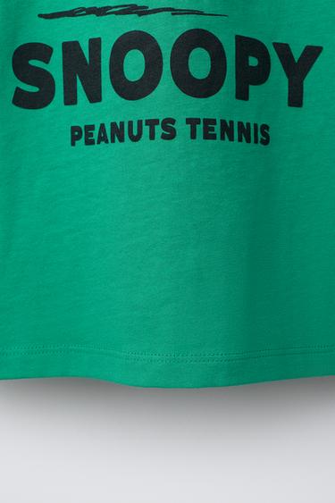 SNOOPY PEANUTS™ PRINTED T-SHIRT - Green by Zara - Image 3