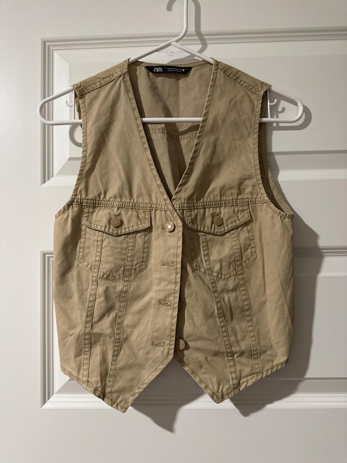 WASHED EFFECT VEST