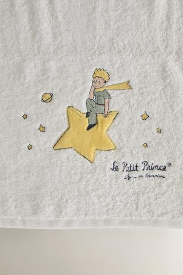 CHILDREN’S LE PETIT PRINCE BATH TOWEL - Oyster-white by Zara - Image 3