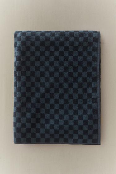 CHEQUERED BATH TOWEL - Multicoloured by Zara