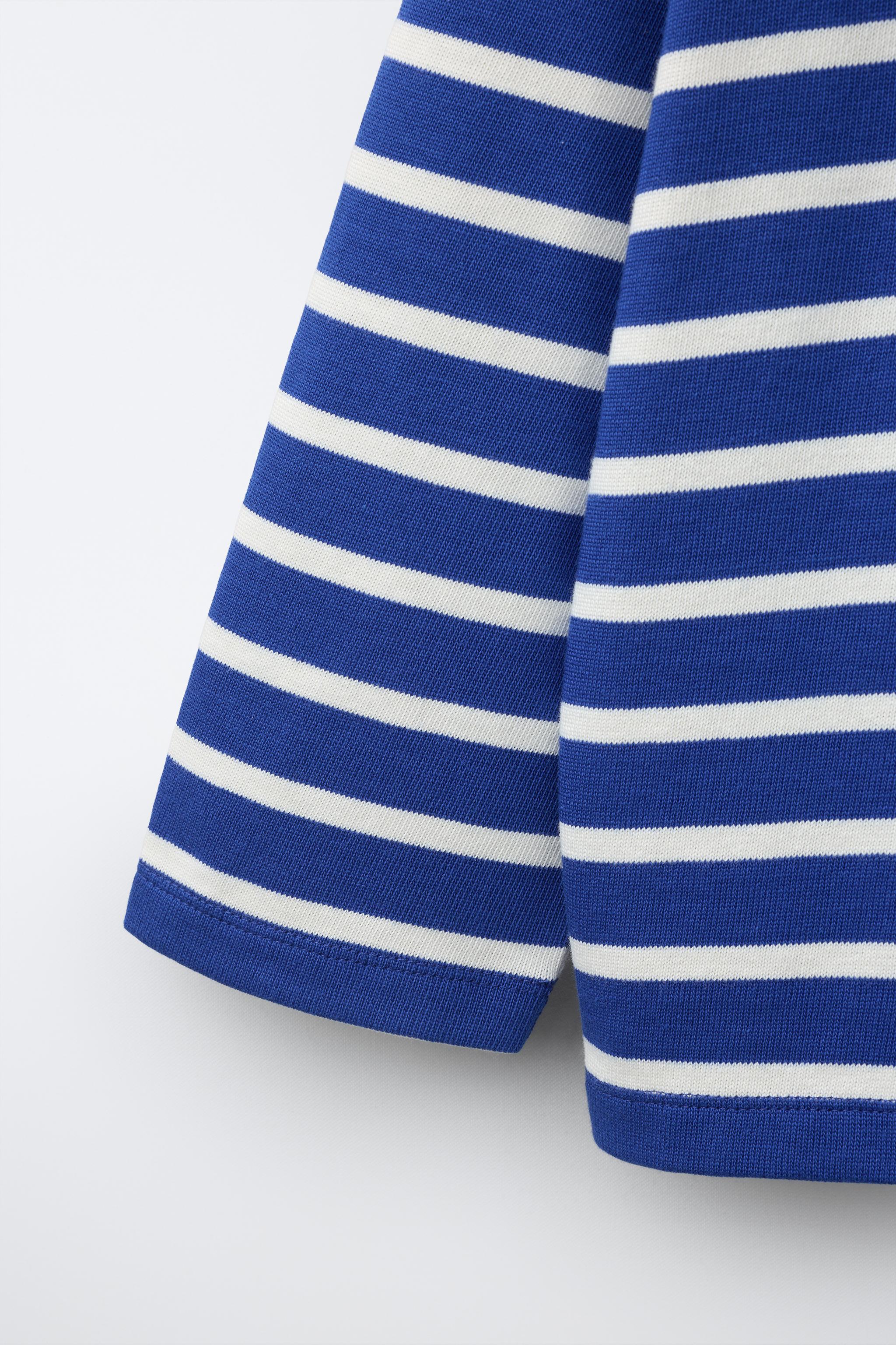 Детские футболки Zara STRIPED T-SHIRT — фото 5