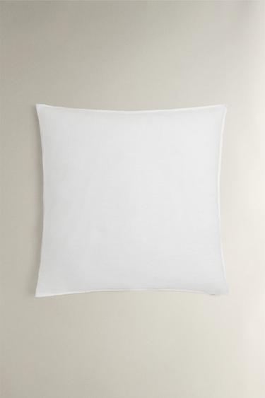 (160 GxM²) TAIE D’OREILLER LIN LAVÉ - Blanc de Zara - Image 1