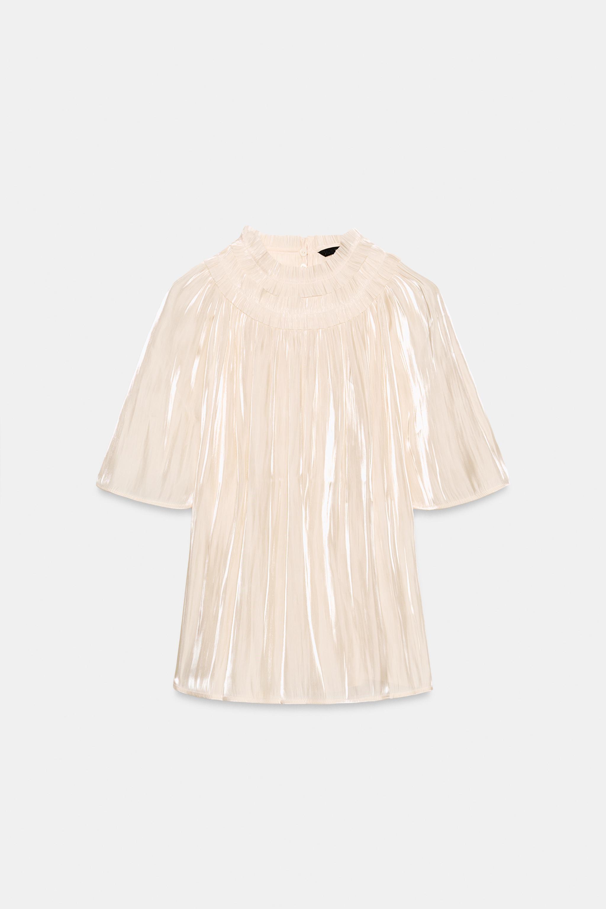 Zara PARILTILI BLUZ görsel 5