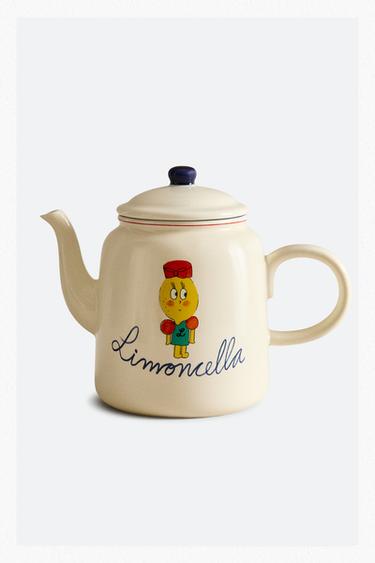 x مراقب الحيوانات إبريق شاي بورسلان - متعدد الألوان الخاص بـ Zara