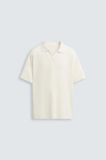 POLO JACQUARD GEOMÉTRICO - Cru da Zara