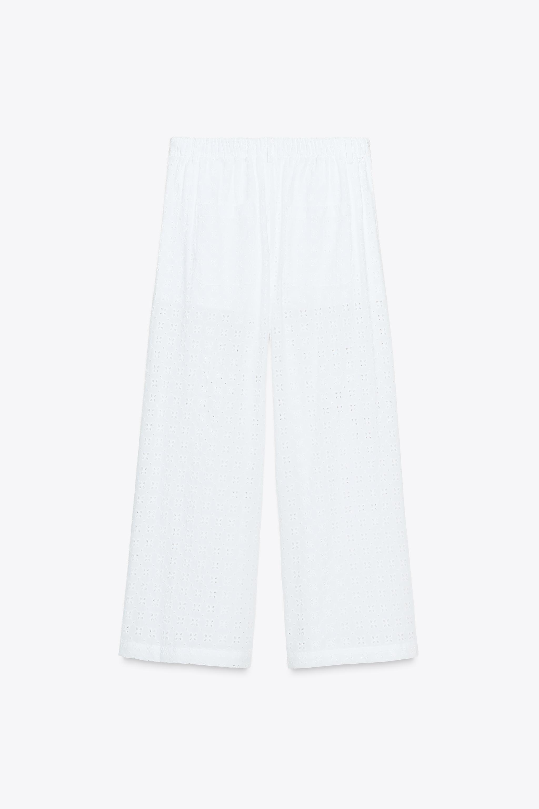 OPENWORK EMBROIDERY CULOTTES