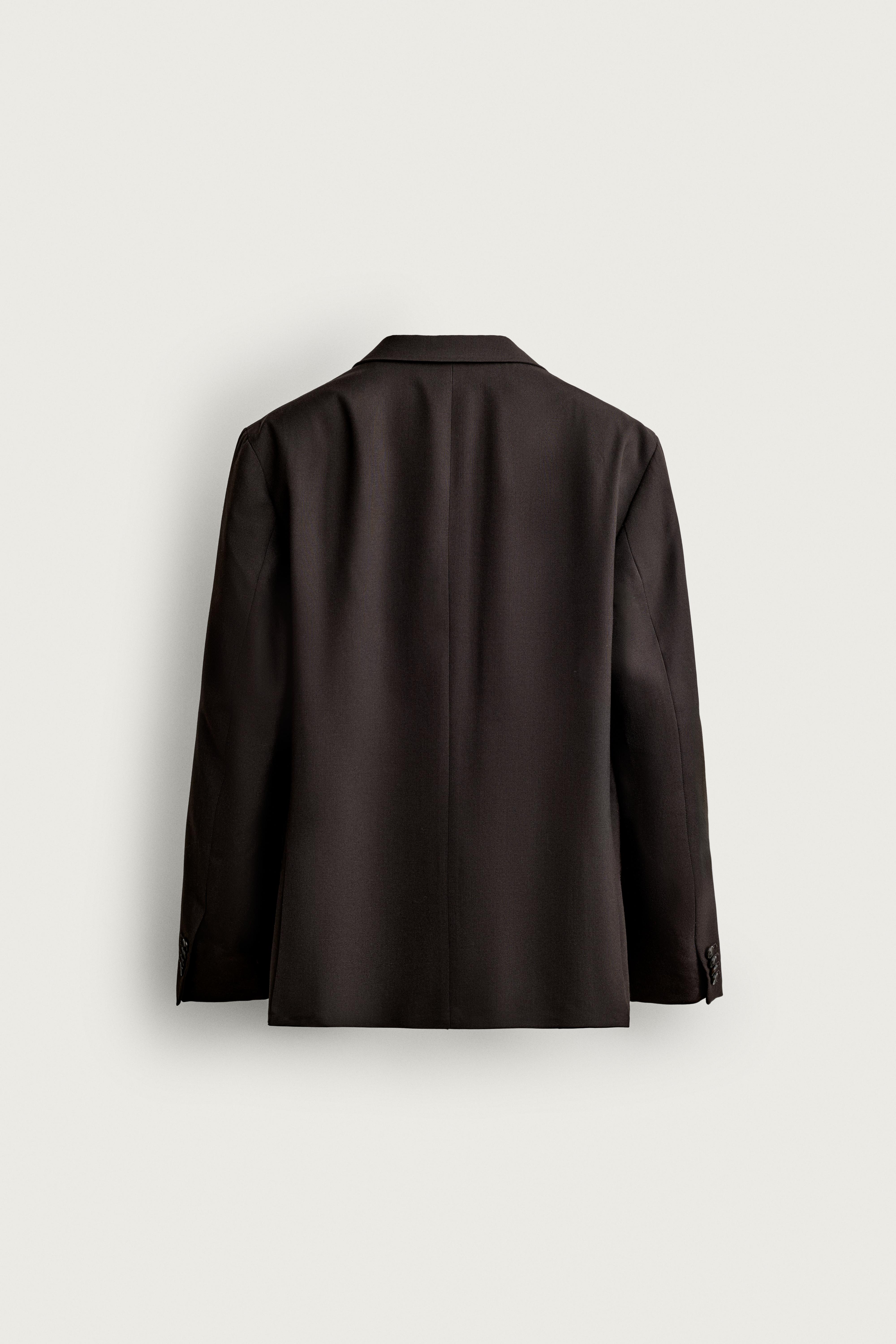 WOOL-BLEND SUIT BLAZER