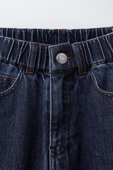 balloon JEANS WITH FLEECE LINING - Blue by Zara - Image 2