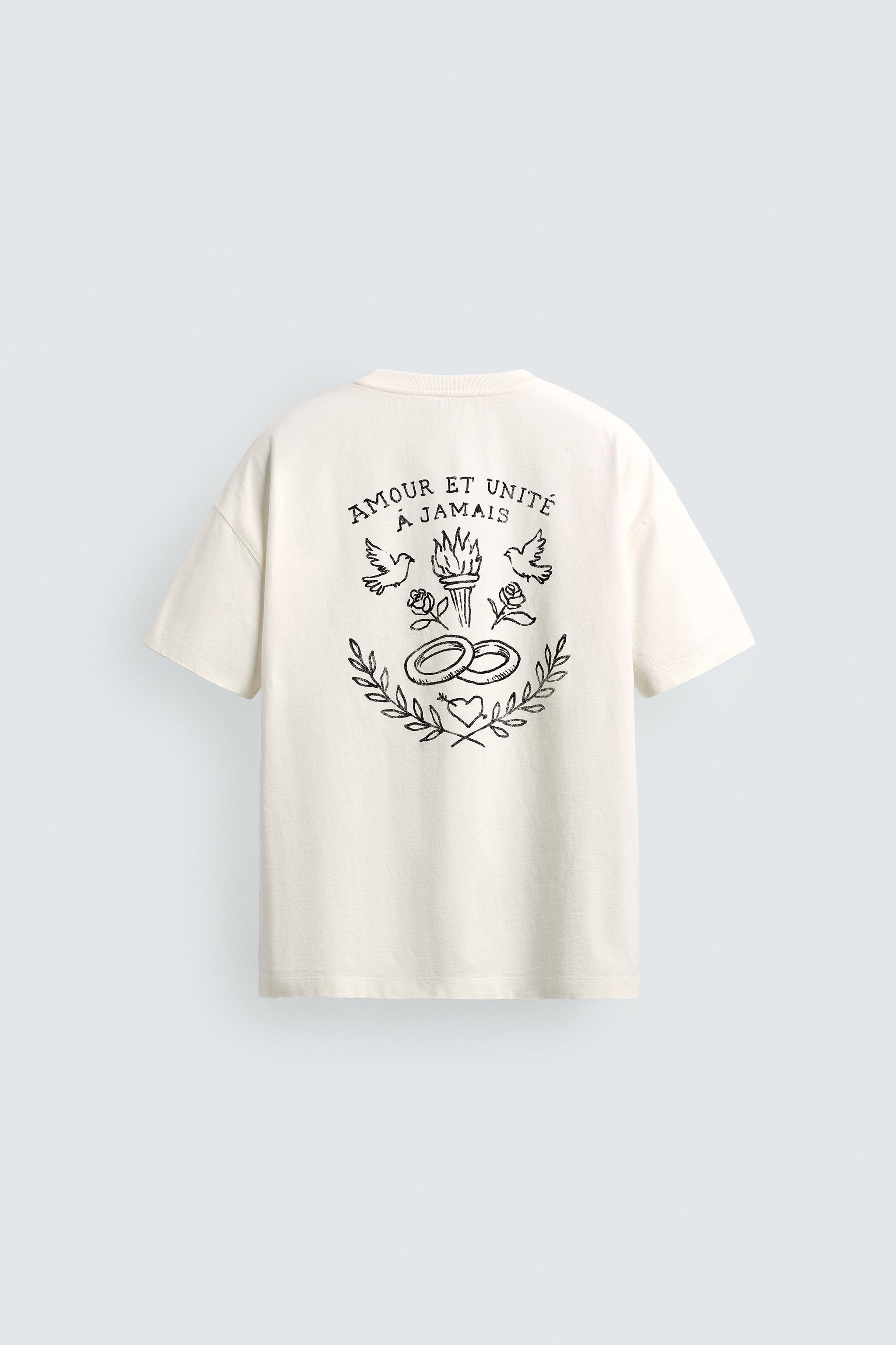 PRINTED TEXT T-SHIRT