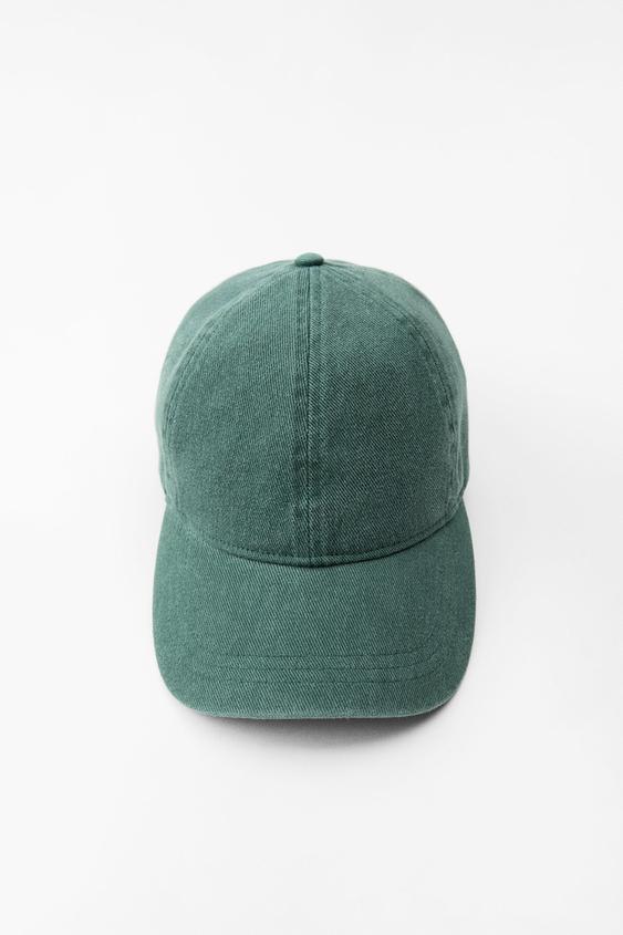 BASIC TWILL CAP - Green | ZARA India