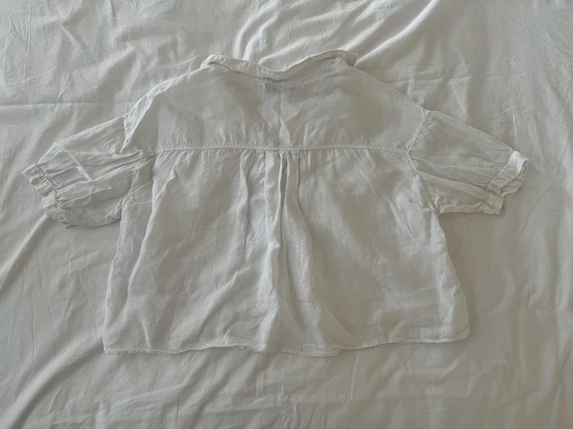 CROPPED LINEN SHIRT - Image 3