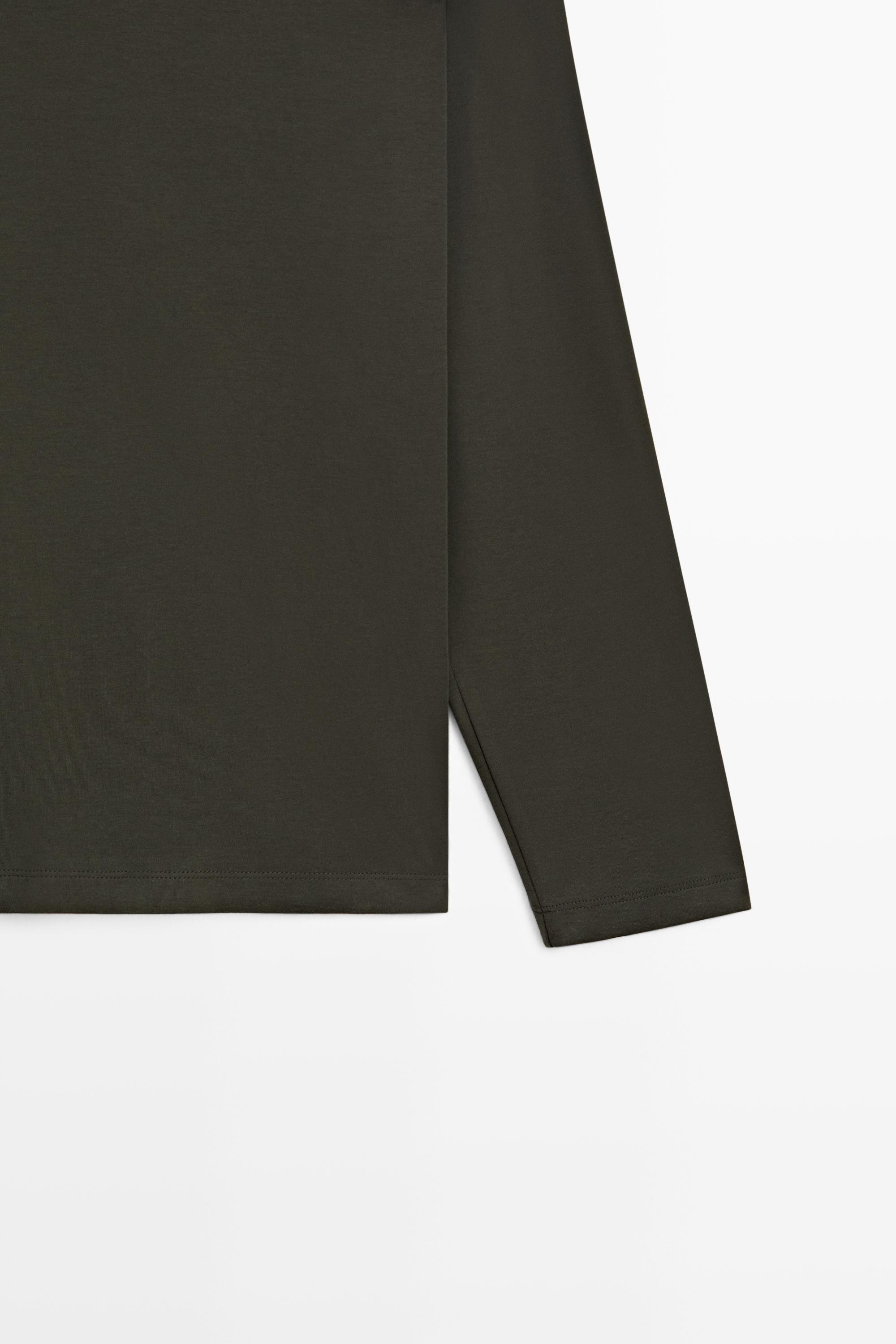 100% cotton long sleeve polo shirt