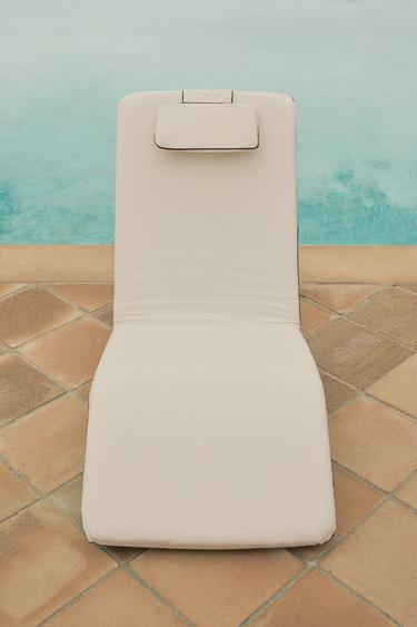 RECLINING BEACH FLOOR LOUNGER - Ivory by Zara