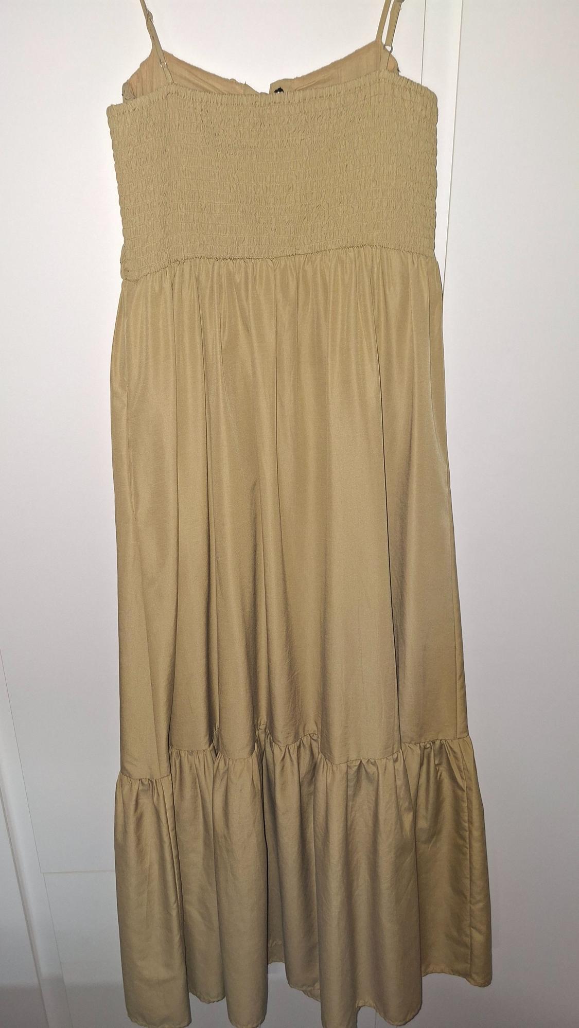 POPLIN MIDI DRESS WITH TIE DETAIL - Image 2