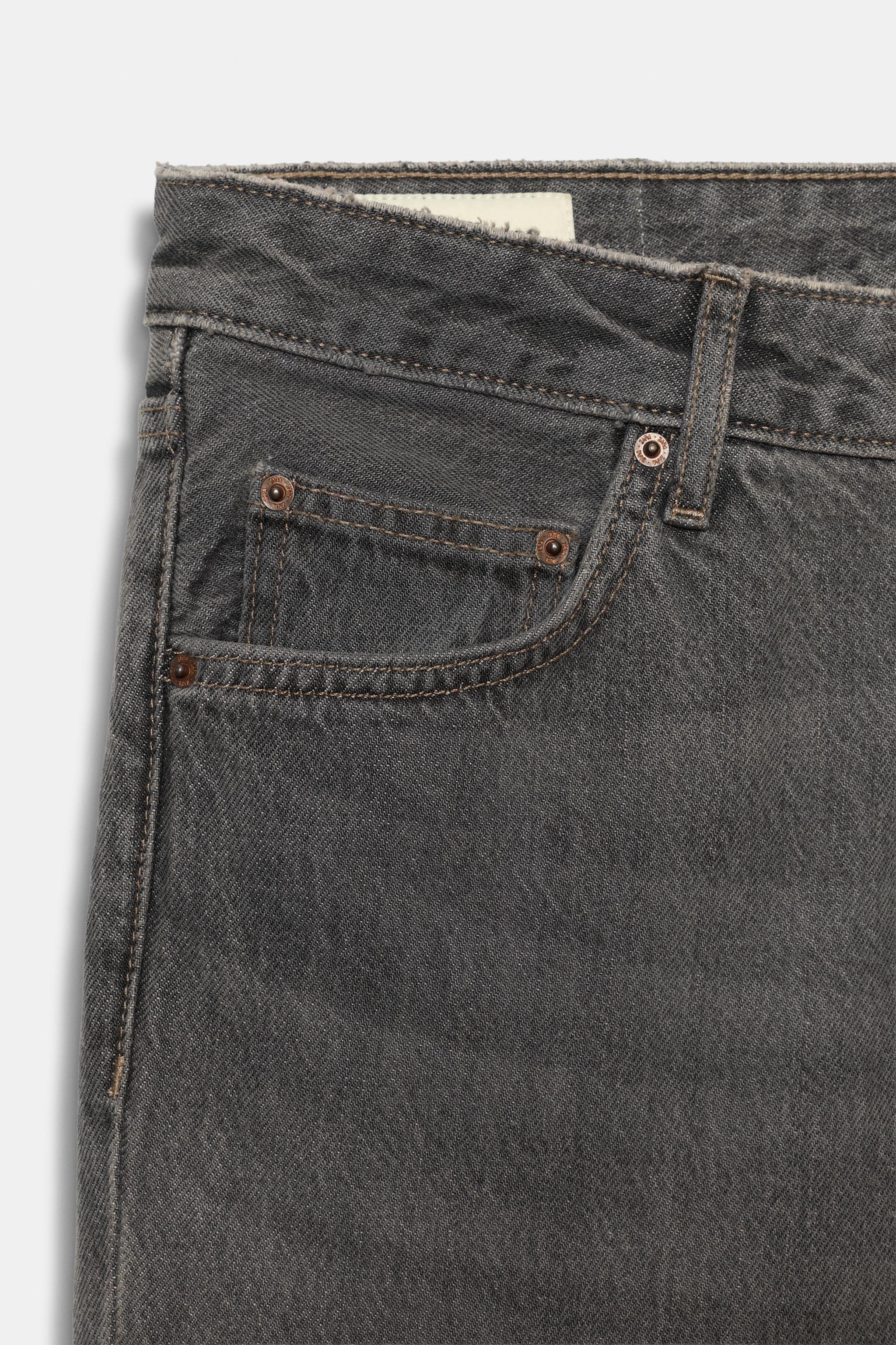 LOW-RISE STRAIGHT FIT TRF JEANS