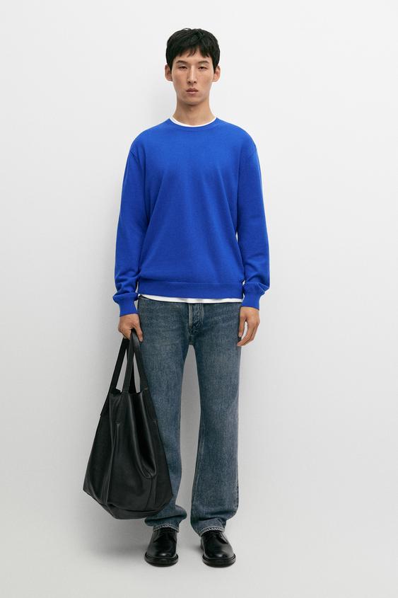 Zara Cotton blend knit sweater - 930 - Image 0