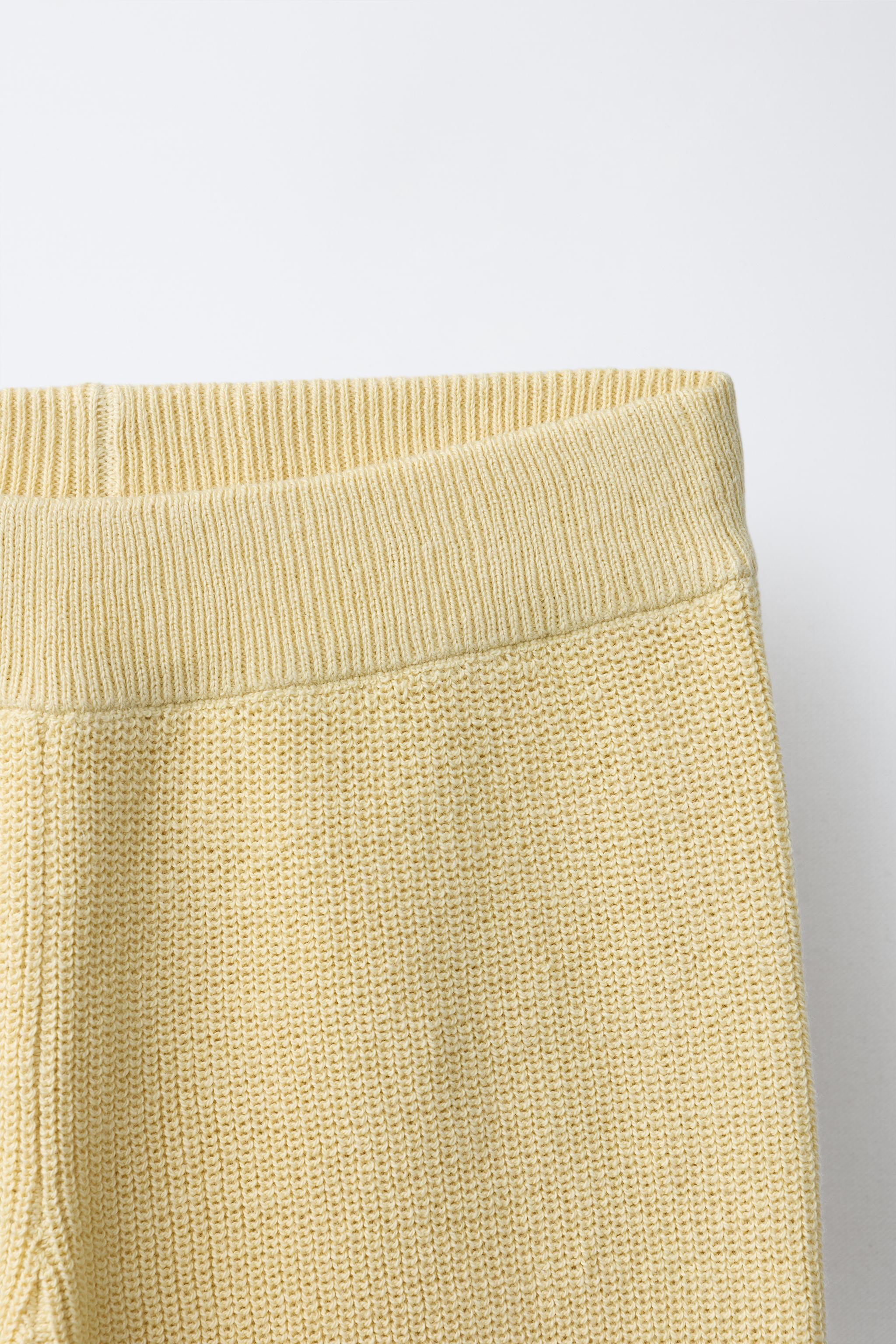 PANTALON FLARE EN MAILLE