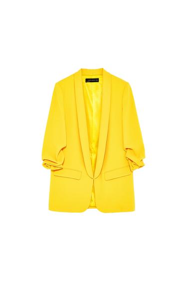 JACKET WITH SLEEVE DETAIL