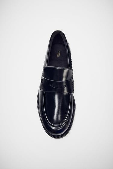 FLAT LOAFERS - Black by Zara
