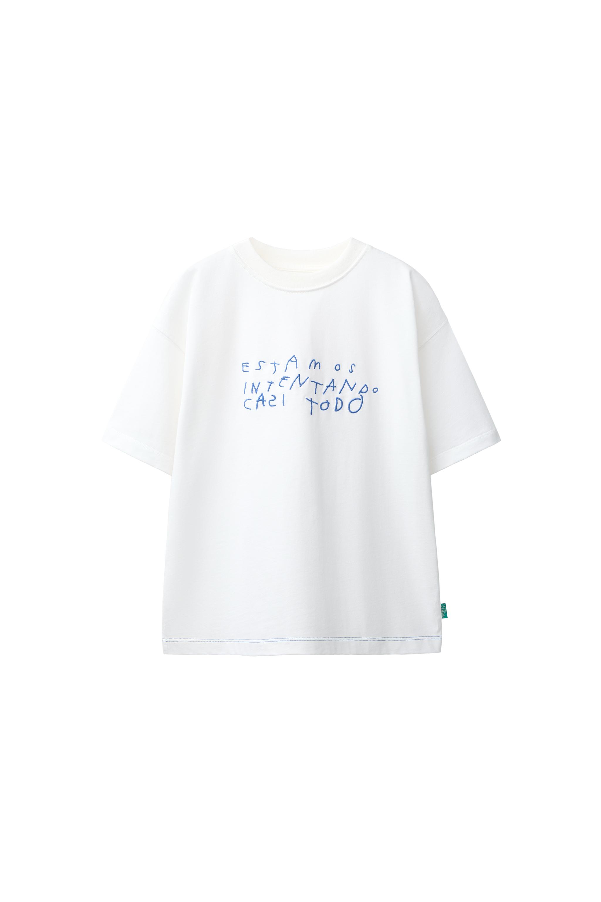 CAMISETA BORDADO Y ESTAMPADO CLARA CEBRIAN ©