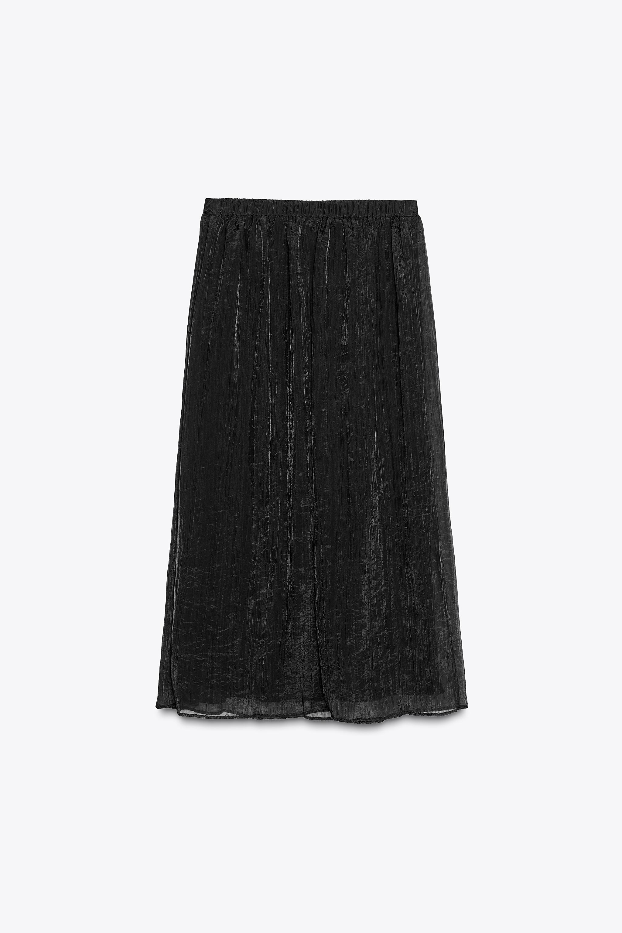 【ZARA】シワ加工スカート 5029/085/645 ZARA】シワ加工スカート 5029/085/645